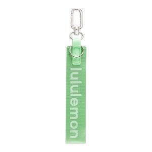 Lululemon Never Lost Keychain Citra Lime Clip-On Bag Accessory NWT
